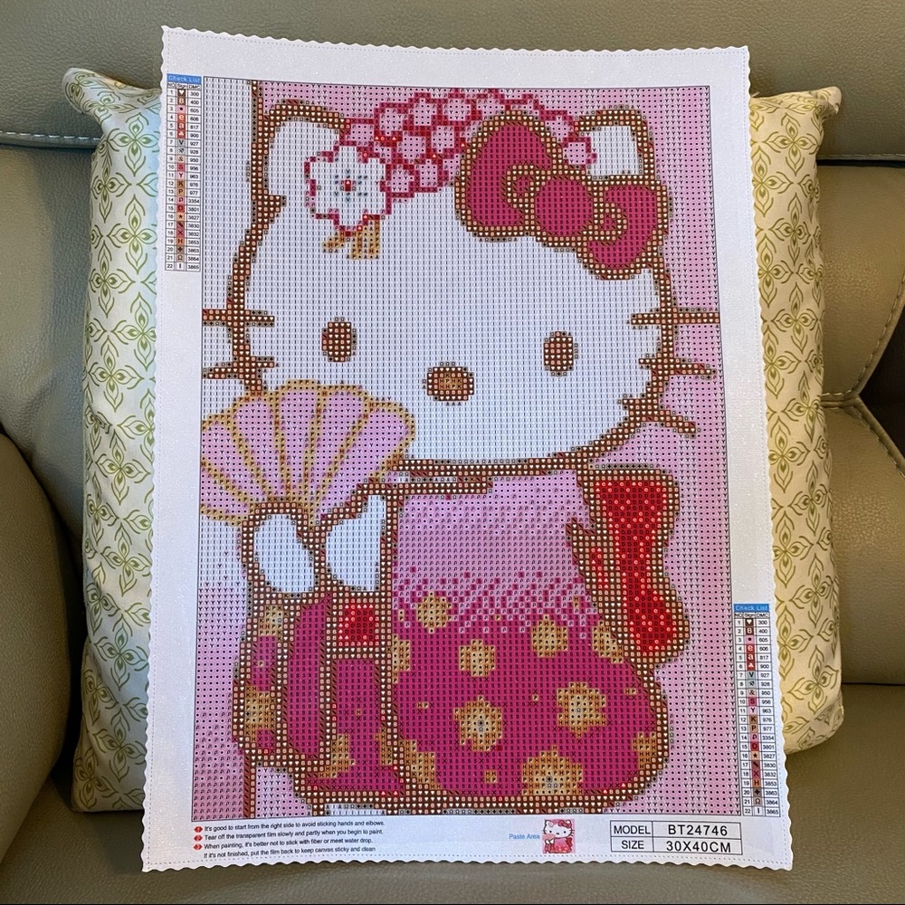 Hello Kitty Kimono DIY 5D Diamond Painting